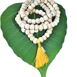 Retrend Design® Original Chandan Mala with Certificate Religious White Sandalwood Mala for Spiritual Benefits चन्दन माला 108 ओरिजनल Safed Chandan Ki Mala for Men Women Wearing-image-7