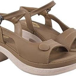 Orthopedic Comfortable Doctor Sole Sandals for Women & Girls|Cushioned Footbed|Lightweight|Everyday|Outdoor-image-64