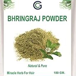 GARGI CREATION BHRINGRAJ POWDER PURE FOR HAIR CARE GROWTH PACK OF 100 GRAM-image-35
