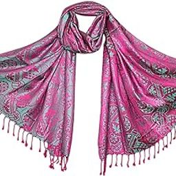 STOLE STUDIO Embellished Fashionable JAMAWAR Rani/Rama Stole & Scarf-image-80