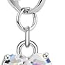 Fake Navel Piercing for Women Clip | Fake Belly Button Rings, Clip On Belly Piercing Jewellery, 316L Stainless Steel Heart Shape (1 PCS)-image-53