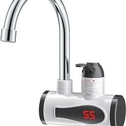 Merishopp Electric Fast Heating Tap Portable Hot Water Heater for Bathroom Kitchen Bar | Home & Garden-image-46