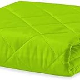 ADBENI HOME Quilted Cotton Extra Absorbent Quick Dry Sheet for Baby, Baby Bed Protector, Waterproof Baby Sheet, Cot Sheet Toddler, Crib Sheets, Crib Mattress Protection, Large 100x70 cm, Green-image-27