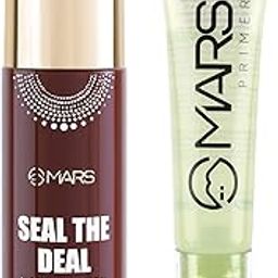 MARS Long Lasting Makeup Fixer With Healthy Glow Face Primer - 90 ml (Transparent)-33