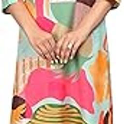 Women's Cotton Blend Digital Print Readymade Cord Set Dress (TEENU-New)-image-29