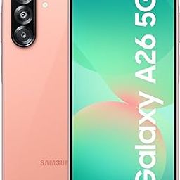 Samsung Galaxy A26 5G (Awesome Peach, 8GB, 128GB) | Awesome Intelligence: Circle to Search, Intelligent Editing | Awesome 50MP Triple Camera | IP67-15