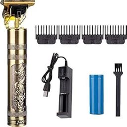 KK IMPEX Hamofy Professional Golden T99 Trimmer Haircut Grooming Kit Metal Body Rechargeable 48 Trimmer 120 Min Runtime 4 Length Settings for Men (Gold)-image-12