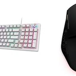EvoFox Katana X2 Mechanical Gaming Keyboard | Wired-White Phantom 2 Programmable Gaming Mouse-image-64