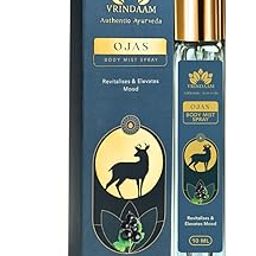 Ojas Premium Ayurvedic Body Mist With Exotic Fragrance | Helps Revitalise and Elevates mood | Sweet-Floral-Aquatic Scent | Paraben-Free & Long Lasting Aromatic Body Mist Spray- 10ML-image-66