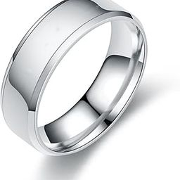 Rings for Women Stainless Steel Silver Band Style Ring for Women and Girls-image-33