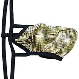 CALANDIS™ Men Underwear T-Back G-String Thongs Jockstrap with Glittering Sequins Black | Underwear | Mens Clothing-picture-13