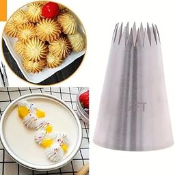 APSAMBR-9FT Open Star Pastry Tip, 2 PCS French Star Tube Set Large Icing Piping Tips Set Cake Decorating Tips Large Decorating Tips for Frosting, Star tip for Piping-image-46