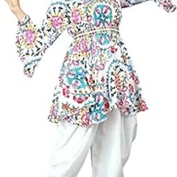 Floral Print Cotton Kurta and Dhoti Set for Women-picture-24