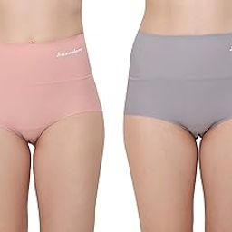 Women Nylon Spandex High Waist Full Coverage Seamless Hipster Panty, Size- L-2XL-image-28