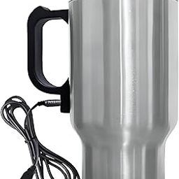 generic Car Stainless Steel 12V Kettle Travel Mug Cup, Heated Thermos & Water Heater for Hot Water, Tea Maker, Car Coffee Maker, Travel Kettle-picture-41