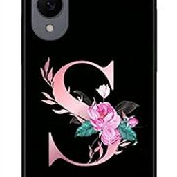 NDCOM for S25 Edge Back Cover | Premium Samsung S25 Edge Back Cover | Samsung S25 Edge Cover S Alphabet Pink Letter Printed Metal Case-picture-23