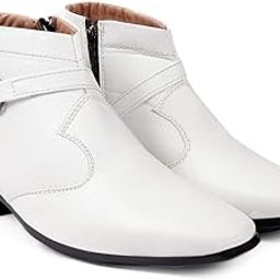 Men's Height Increasing Sythetic Material Strap Boot-image-94