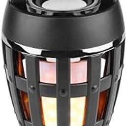 Koniry USB PC Speaker with Bluetooth4.2, 10 + m Reng,LED Light, Stylish Flame Lamp Wireless Portable BT Speaker Torch Atmosphere Light USB Charging Stereo Soundbar-16