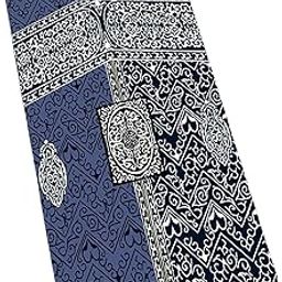 MYADDICTION Muslim Prayer Mat Area Rugs Blanket for Eid Ramadan Decoration Style C-image-48