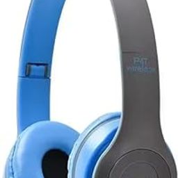 icall P47 Gaming Headphones Bluetooth Wireless Over Ear Headphone (Blue)-picture-22