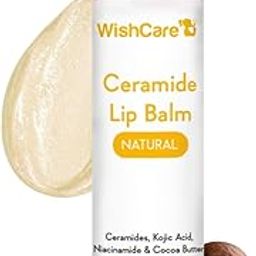 WishCare Lip Balm with SPF 50 PA+++ - Brightening Lip Balm for Dark Lips with Kojic Acid & Niacinamide - SPF lip balm for Women & Men 5g-35