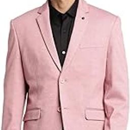 turtle Men Knitted Solid Rose Pink Blazer-picture-42