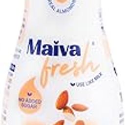 Maiva Fresh Almond Milk, 250 g - Unsweetened (Natural Nut) - Plant Based Milk | Zero Added Sugar | Lactose and Gluten Free | Plant based Milk | Dairy Free-31