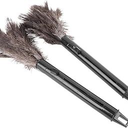 Syrisora 2Pcs Retractable Duster Ostrich Feathers Duster with Long Handle for Home-image-79
