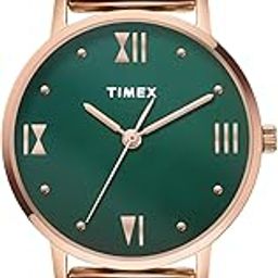 Women Green Round Dial Analog Watch - TWEL15625-image-3
