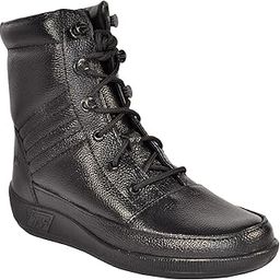 555- Black Genuine Leather High Ankle Classic Boots,-image-18