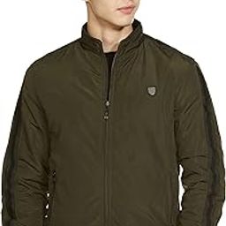 Men Slim Fit Solid Reversible Jackets-image-60