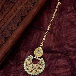 ™ Beaded Ethnic Mangtikka – A Bohemian Touch-image-91