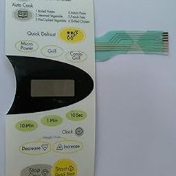 Able MG396WA Microwave Oven Membrane Keypad (White)-16