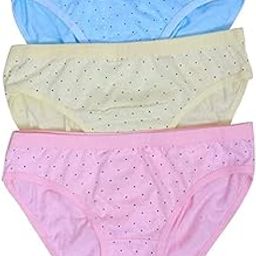 Women Panty for Girls Cotton Hipsters for Women Daily Use Panty Dot Panty Women Girls Panty Best Colour Small, Medium, Large, XL and XXL,XXXL and Size (Pack of 3)-image-37