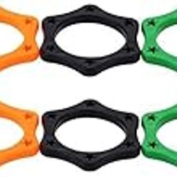 kh Microphone Handheld Microphone Anti-rolling Protection Rings Assorted Color Rubber Wireless Slip Holder Stand Roller Mic Multicolor (Pack of 10)-10