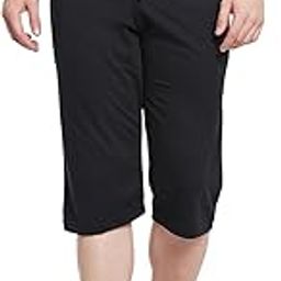 VIMAL JONNEY Black Cotton Blended Capri for Men(Pack of 1)-41