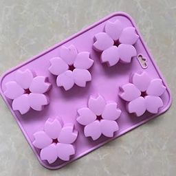 Radiance Store 6 Cavities Silicone Soap Molds, Homemade Soap Making Chocolate Baking Molds (6 Muffin Flower Mold)-19
