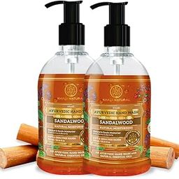 Khadi Natural Sandalwood Hand Wash | Ayurvedic Handwash for Clean Hands | Naturally Moisturizing Hand Wash | For Soft & Germ Free Hand | Suitable for All Skin Types| Pack of 2(210ml*2) (420ml)-51