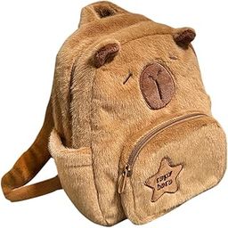 THE STYLE SUTRA Plush Capybara Backpack Cute Rucksack Fashion Bookbag for College Boys Women-89