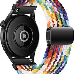 KEYSJEFF 22mm Nylon Straps Compatible With GT 3 46mm/GT 4 46mm, Watch 3 45mm/Gear S3, Sport Vivoactive 4 - Adjustable Band for Women Men (No Watch)-image-67