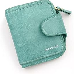 Small Women's Purse Wallet Female Hand Clutch Women/Ladies/Girls Wallets Card Holder 3 Pocket (Green)-image-94
