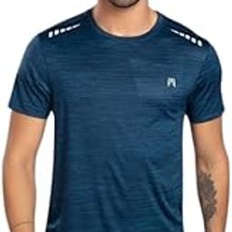 Men's Sportswear T-Shirt – Quick-Dry, Lightweight Athletic Workout Tee with Reflective Accents – Breathable Performance Gym Shirt-image-15