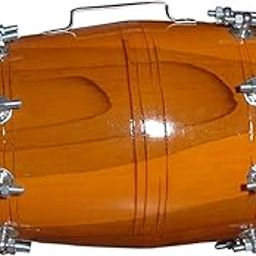Wood Dholak Indian Folk Musical Instrument Drum Nuts N Bolt-image-80