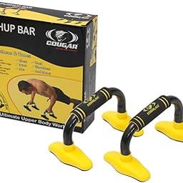 Cougar Deluxe Adjustable Steel Construction Anti Skid Removable Legs Push-up Bar for Men/Women-picture-19