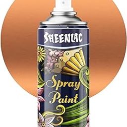 SHEENLAC Spray Paint (Aerozol) - Standard - 400ml - Quick Drying | Gloss Finish for Metal, Wood and Walls | Waterproof Oxidation Resistant (Bronze & Copper, Copper 140)-image-21