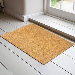 ATMAH Plain Coir Doormat (35Cm X 60Cm, Beige, Rectangular)-image-46