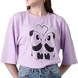 Women’s T-Shirt – Oversize Length Round Neck Tee for Summer Vibes-image-44