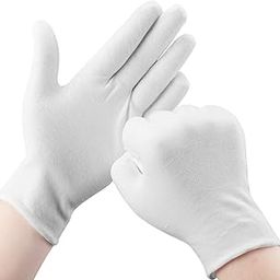 SLWJAXGT OKAM Cotton Gloves, 30 Pcs White Cotton Gloves for Dry Hands Moisturizing Eczema, Shrink Resistant Cotton Gloves for Men and Women, Stretchable Cloth Gloves for Coin Jewelry Silver Inspectio-image-17