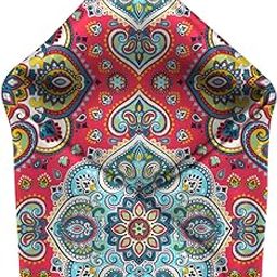 Tomato Red and Yellow Motif Printed Italian Pocket Square for Men and Boys, for traditional Indian Wear like Bandhgala and Modi Jacket-image-90