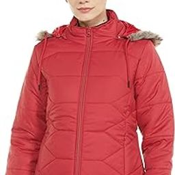 Women's Polyester Regular Fit Bomber Jacket With Detachable Hood - Stylish & Comfortable Winter Wear-picture-45